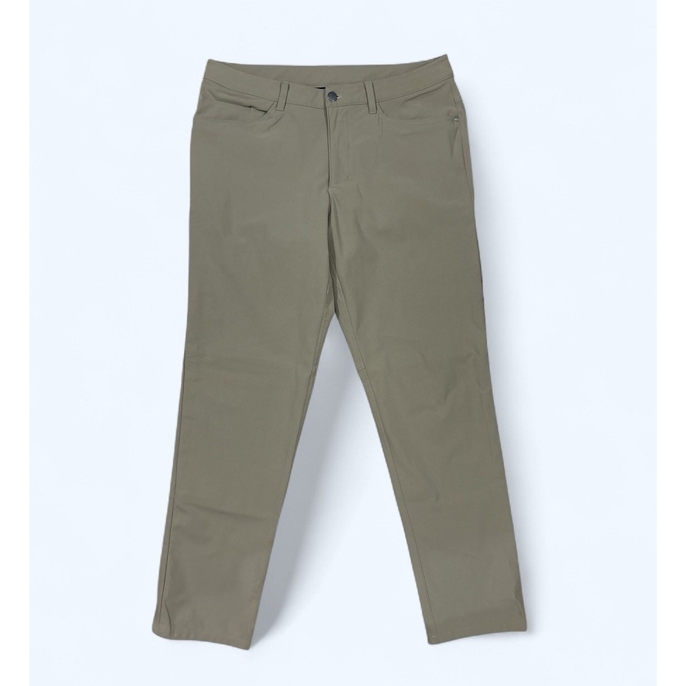 Lululemon Pants Mens 34x31 Beige ABC 5-Pocket Canvas Slim Utilitech